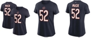 Nike Women's Khalil Mack Navy Chicago Bears Name Number T-shirt